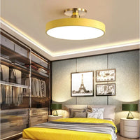 Ronde LED plafondlamp in Scandinavische stijl