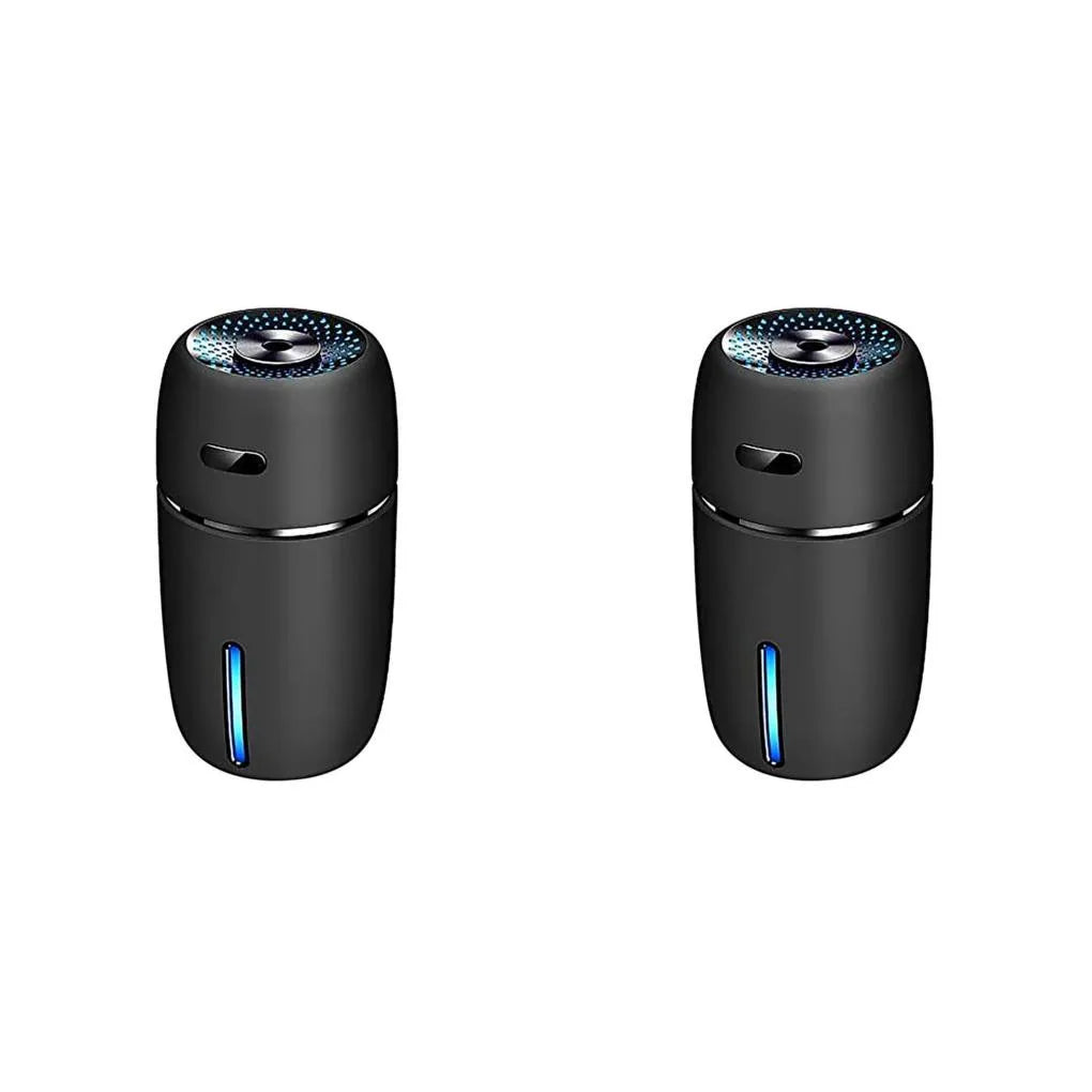 AromaLux Mini Luchtbevochtiger | Elegante USB-bevochtiger met 7 LED-kleuren voor een ontspannende sfeer in huis, op kantoor of in hotelomgevingen.