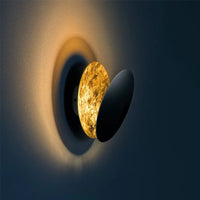 Decoratieve wandlamp geïnspireerd op de fasen van de maan - Roteren lampenkap 360°