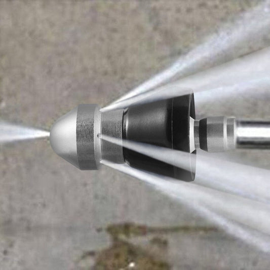 Hoge Druk Afvoer Jetting Spuit – Roestvrij Staal Riool Reinigings Spray voor Snelle Pijp Verwijdering