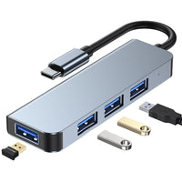 Thunderbolt 3 USB-C Hub met HDMI, PD, SD/TF voor MacBook Air M1 en iPad Pro