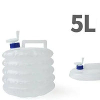 AquaEssence Luxe Opvouwbare Watercontainer | Veelzijdige 5L-15L opvouwbare fles voor moeiteloze hydratatie tijdens buitenavonturen