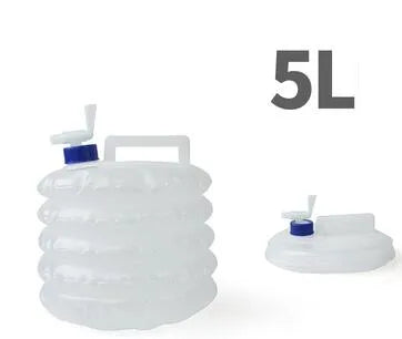 AquaEssence Luxe Opvouwbare Watercontainer | Veelzijdige 5L-15L opvouwbare fles voor moeiteloze hydratatie tijdens buitenavonturen