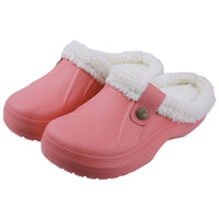 LuxuraFleece Luxe Bontgevoerd Klompen | Gezellige waterdichte slippers voor mannen en vrouwen, perfect voor winterwarmte en stijlvolle tuinuitjes