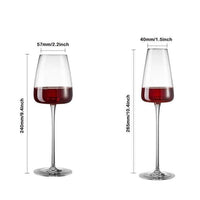 Sets van 2, 4 & 6 Handgemaakte Kristallen Wijn- & Champagneglazen - 4 Maten