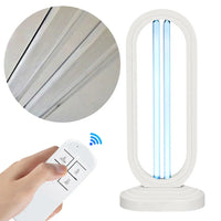 Purevia UV-C Desinfectielamp | 38W | Met Afstandsbediening & 3 Timer-instellingen | UV + Ozon | 41,5 × 18 cm