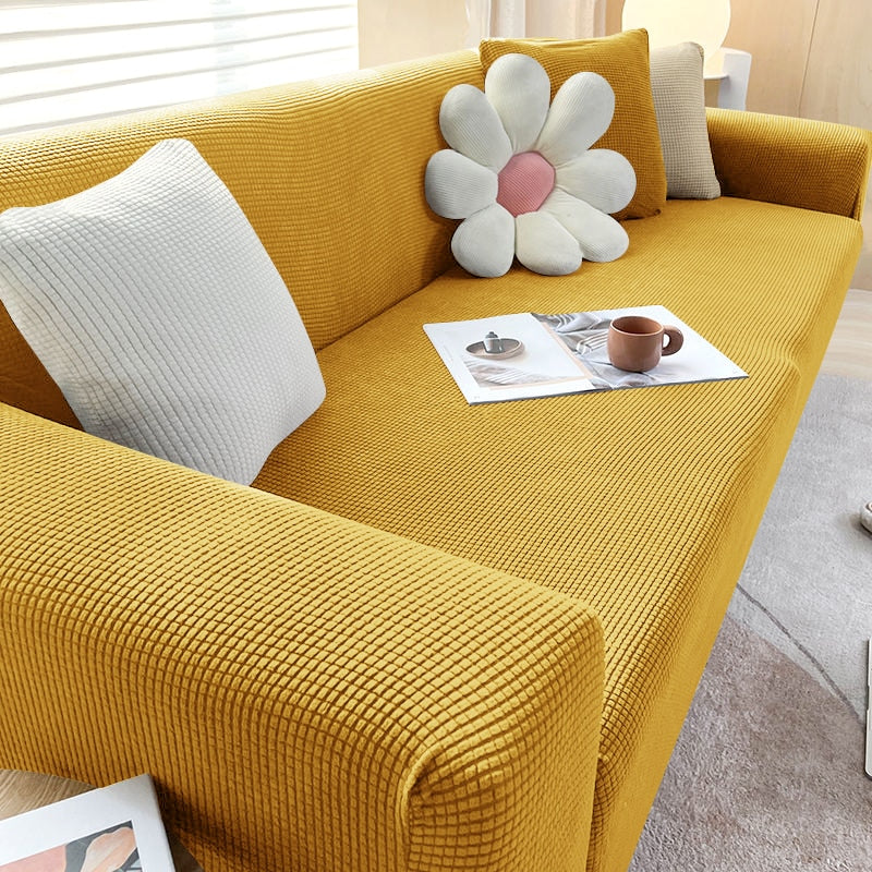 Comfort Fit Sofa Slipcover | Elastisch, morsbestendig, modern ontwerp Geniet van een perfecte pasvorm die je bank moeiteloos beschermt en verfraait.