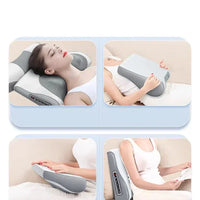 Hals- en Rugmassager Kussen met ComfortHeat van SerenGlow