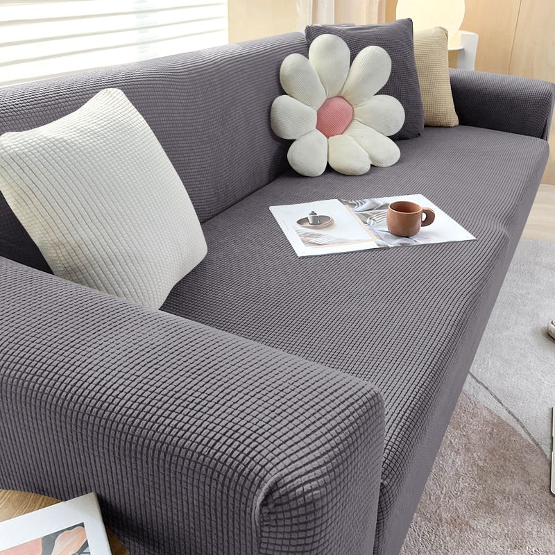 Comfort Fit Sofa Slipcover | Elastisch, morsbestendig, modern ontwerp Geniet van een perfecte pasvorm die je bank moeiteloos beschermt en verfraait.
