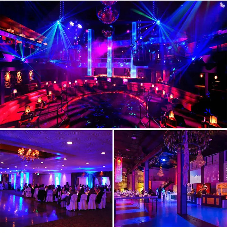 Skanto | 36W RGB LED Scenelys - Professionele DMX512 Stemgestuurde Disco Lamp voor KTV Bar Feest DJ, decoratieve effectprojectie