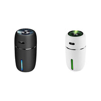 AromaLux Mini Luchtbevochtiger | Elegante USB-bevochtiger met 7 LED-kleuren voor een ontspannende sfeer in huis, op kantoor of in hotelomgevingen.