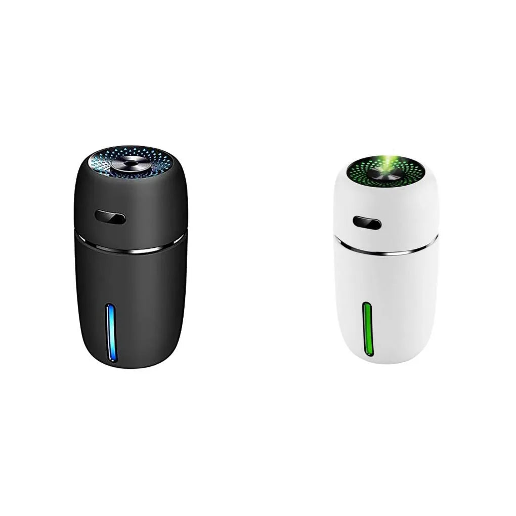 AromaLux Mini Luchtbevochtiger | Elegante USB-bevochtiger met 7 LED-kleuren voor een ontspannende sfeer in huis, op kantoor of in hotelomgevingen.