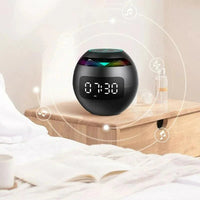 Bluetooth Alarm Speaker met LED Nachtlamp en Digitale Klok voor de Slaapkamer