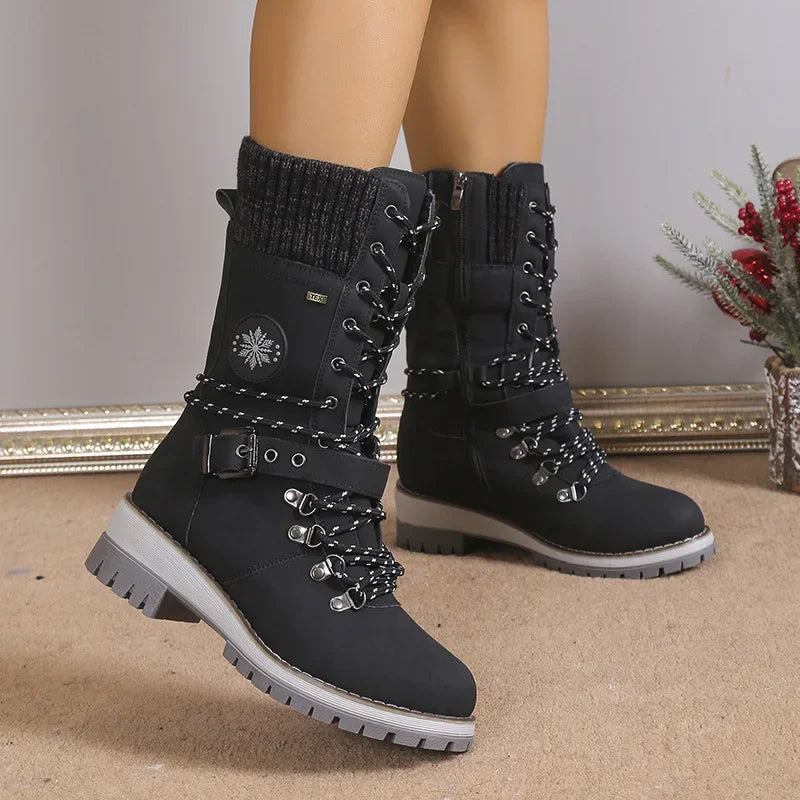 VelvetNest Luxe Fuzzy Boots | Gezellige, antislip winterlaarzen met zachte zolen en pluche fleece voering voor ultiem comfort en stijl