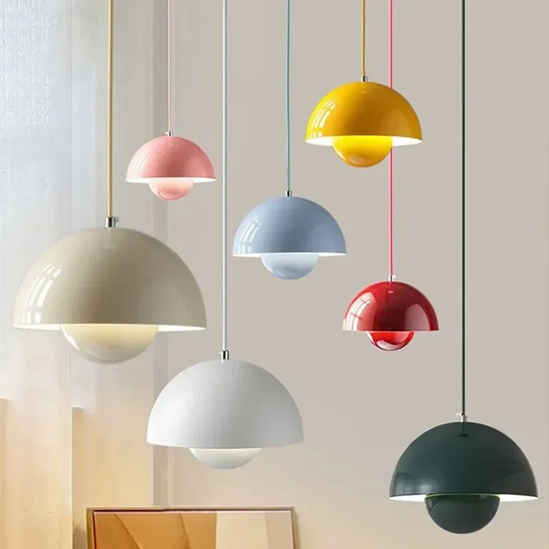 Hanglamp LED in de vorm van een halve bol