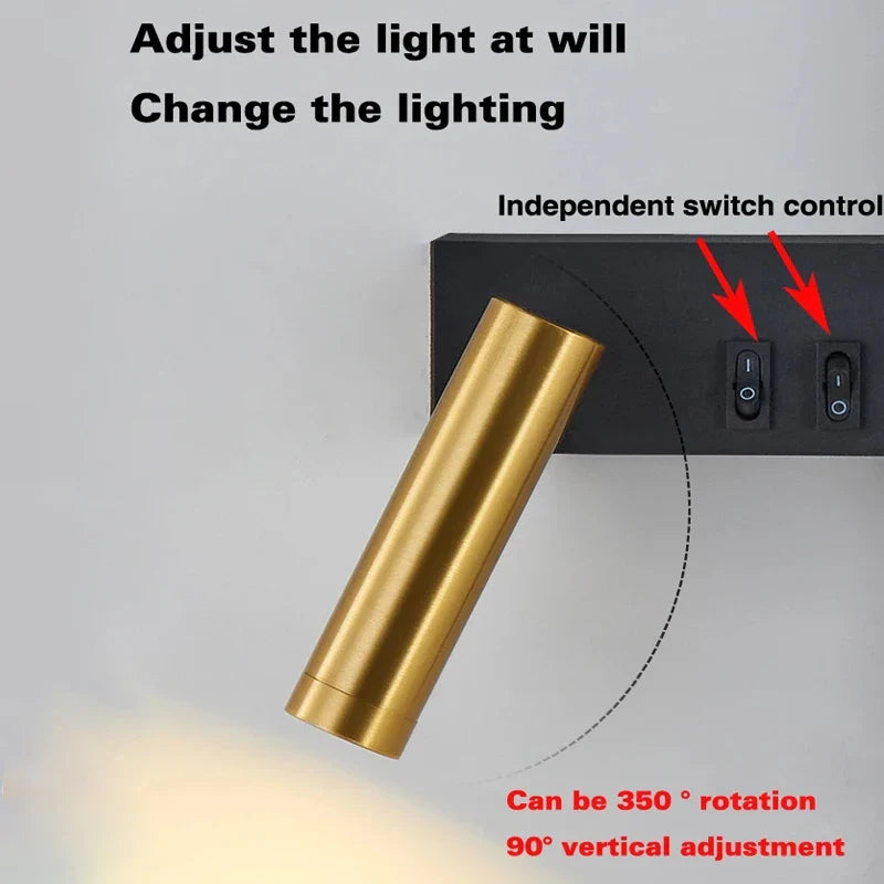 Noordse LED Wandlamp