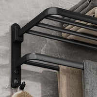 HandtuchLux - Stijlvolle Aluminium Handdoekhouder