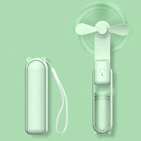 Mini Handventilator Breezella | USB Oplaadbaar | 3 Snelheden | Vouwbaar & Powerbank-Functie | 2000 mAh Accu