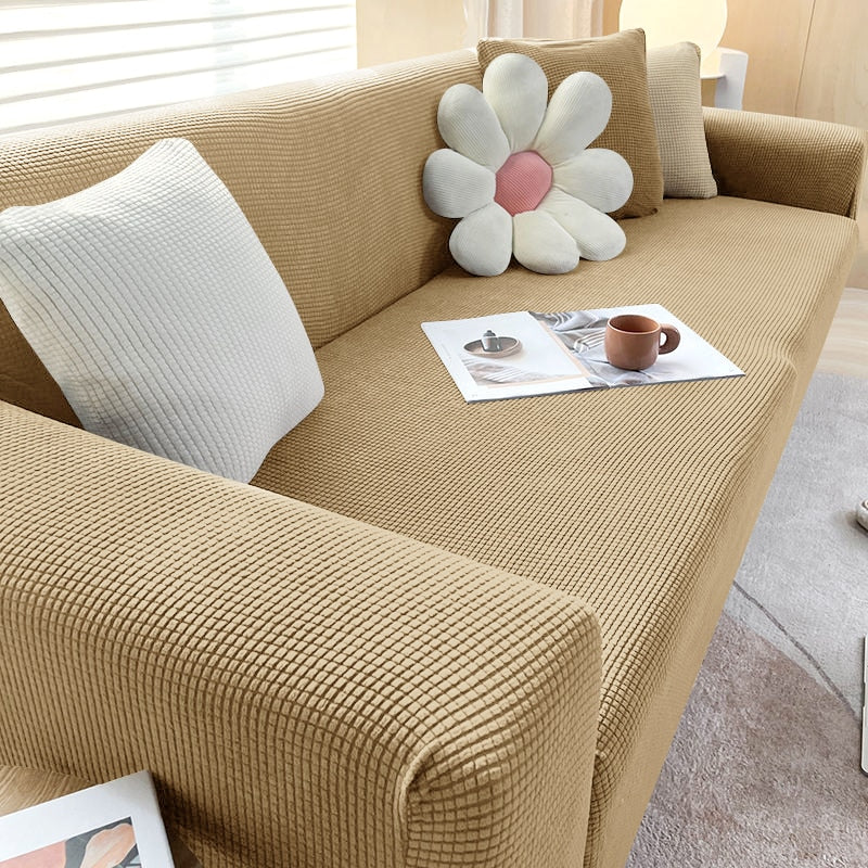 Comfort Fit Sofa Slipcover | Elastisch, morsbestendig, modern ontwerp Geniet van een perfecte pasvorm die je bank moeiteloos beschermt en verfraait.