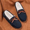 LuxeStep Elegante Moccasin Loafers | Chic strik-slippers met pluizige voering voor moeiteloze herfststijl en comfort