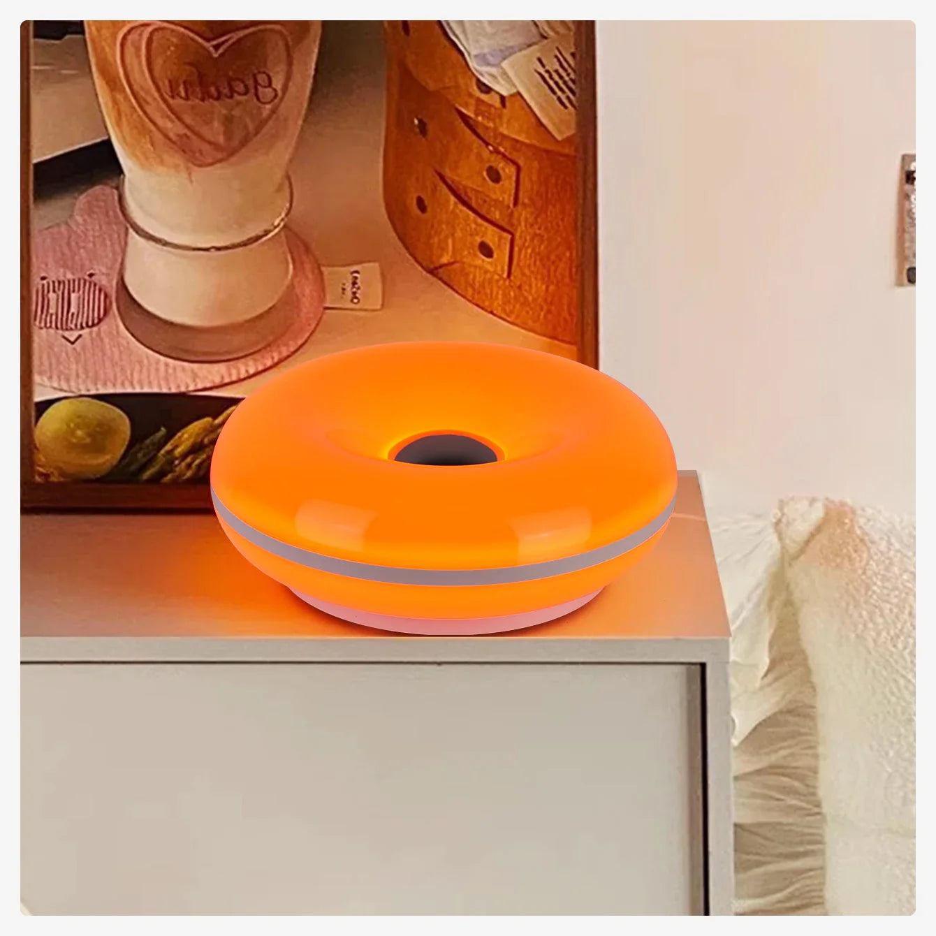 AURORA GLO LED-Lamp | RGB16 & Traploos Dimbaar | Touch- & Afstandsbediening | USB