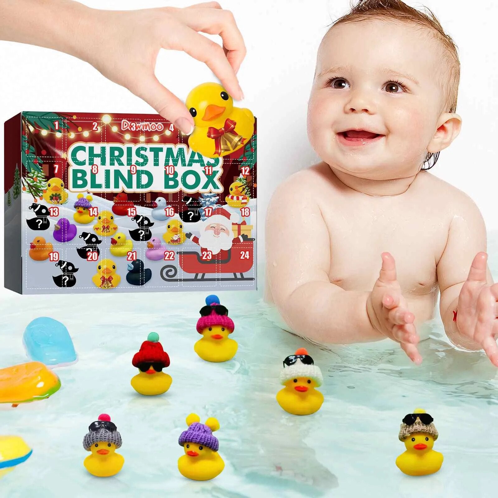 Badeendjes Advent Kalender (2024 Editie) | Een maand vol verrassingen