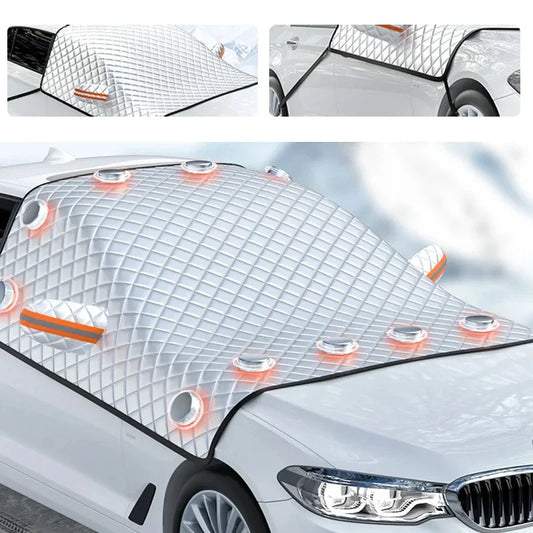 Magnetische Auto-Windschermhoes FrostGuard Max | Winter IJsbeschermer & Zomer UV-Beschermer | Waterdicht & Gemakkelijk te Bevestigen