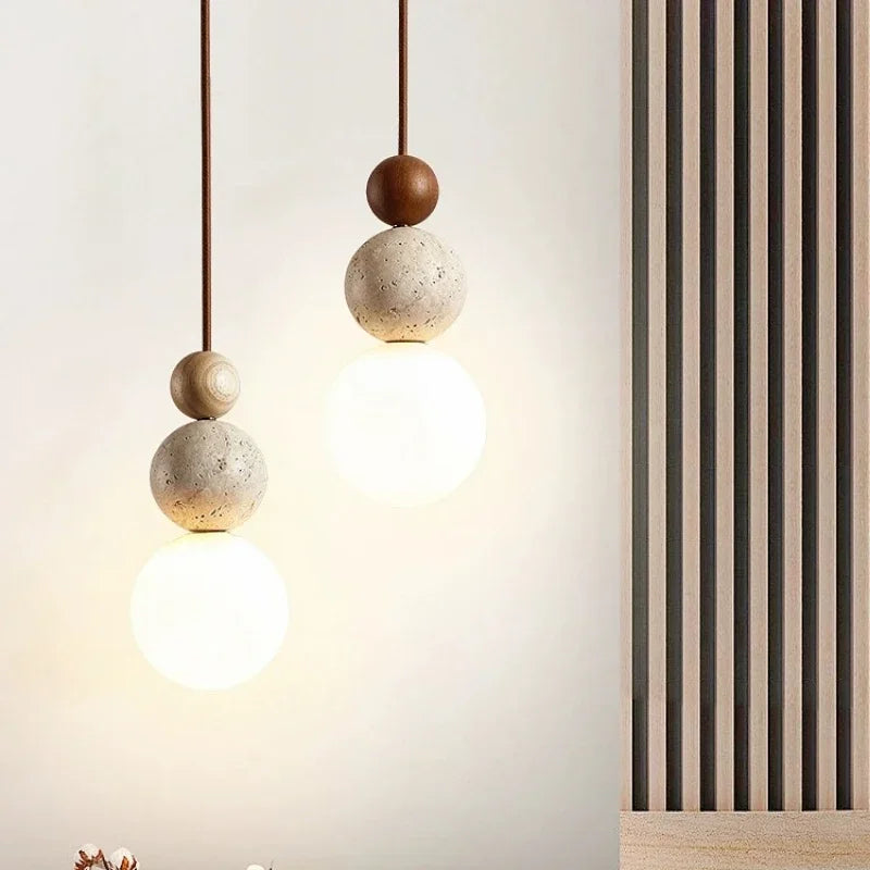 Moderne hanglamp met sferische details