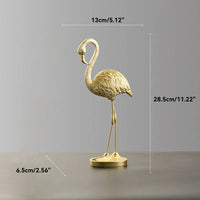 Flamingo-figuur van hars moderne decoratie