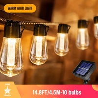 LED Solar-Lichtslang SolaLuma | Waterdicht IP44 | Voor Tuin, Terras & Kamperen | Automatische Verlichting