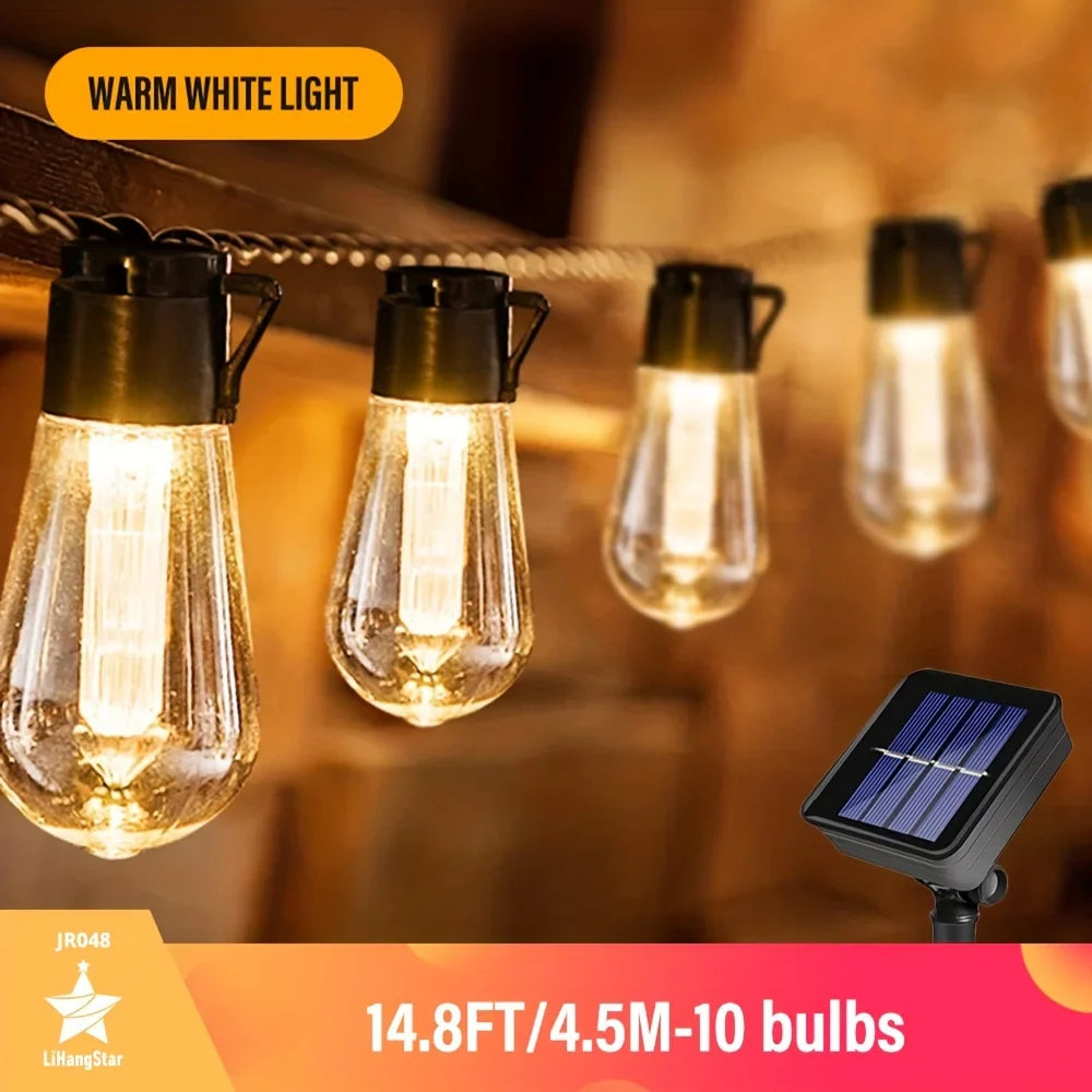 LED Solar-Lichtslang SolaLuma | Waterdicht IP44 | Voor Tuin, Terras & Kamperen | Automatische Verlichting