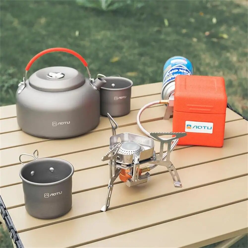 LuxeFlame | Winddicht Roestvrijstalen Gasfornuis