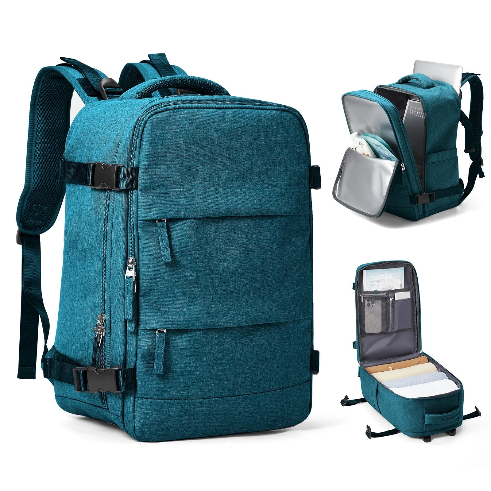 Reiserugzak Travomate | Waterdicht & Veelzijdig | 15,6" Laptopvak | Grote capaciteit met nat-droog scheiding