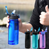 Draagbare waterfles met filter | Snel en effectief schoon water met geïntegreerd filter
