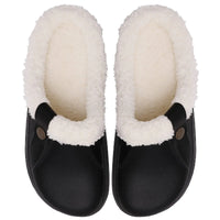 LuxuraFleece Luxe Bontgevoerd Klompen | Gezellige waterdichte slippers voor mannen en vrouwen, perfect voor winterwarmte en stijlvolle tuinuitjes