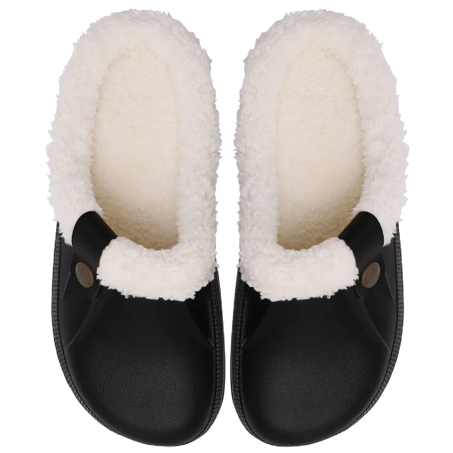 LuxuraFleece Luxe Bontgevoerd Klompen | Gezellige waterdichte slippers voor mannen en vrouwen, perfect voor winterwarmte en stijlvolle tuinuitjes