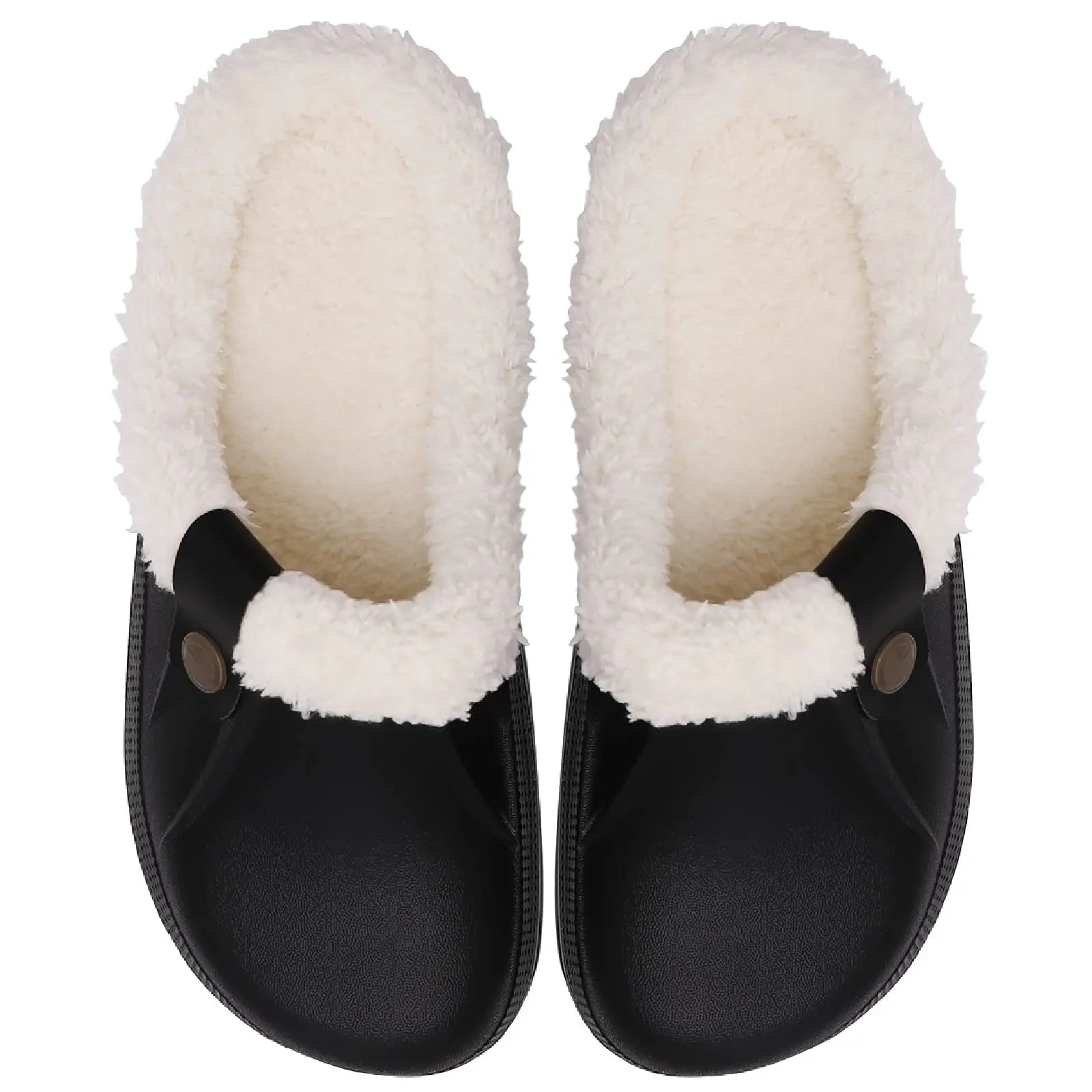 LuxuraFleece Luxe Bontgevoerd Klompen | Gezellige waterdichte slippers voor mannen en vrouwen, perfect voor winterwarmte en stijlvolle tuinuitjes