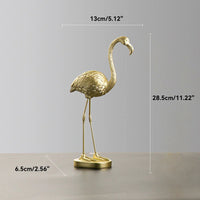 Flamingo-figuur van hars moderne decoratie
