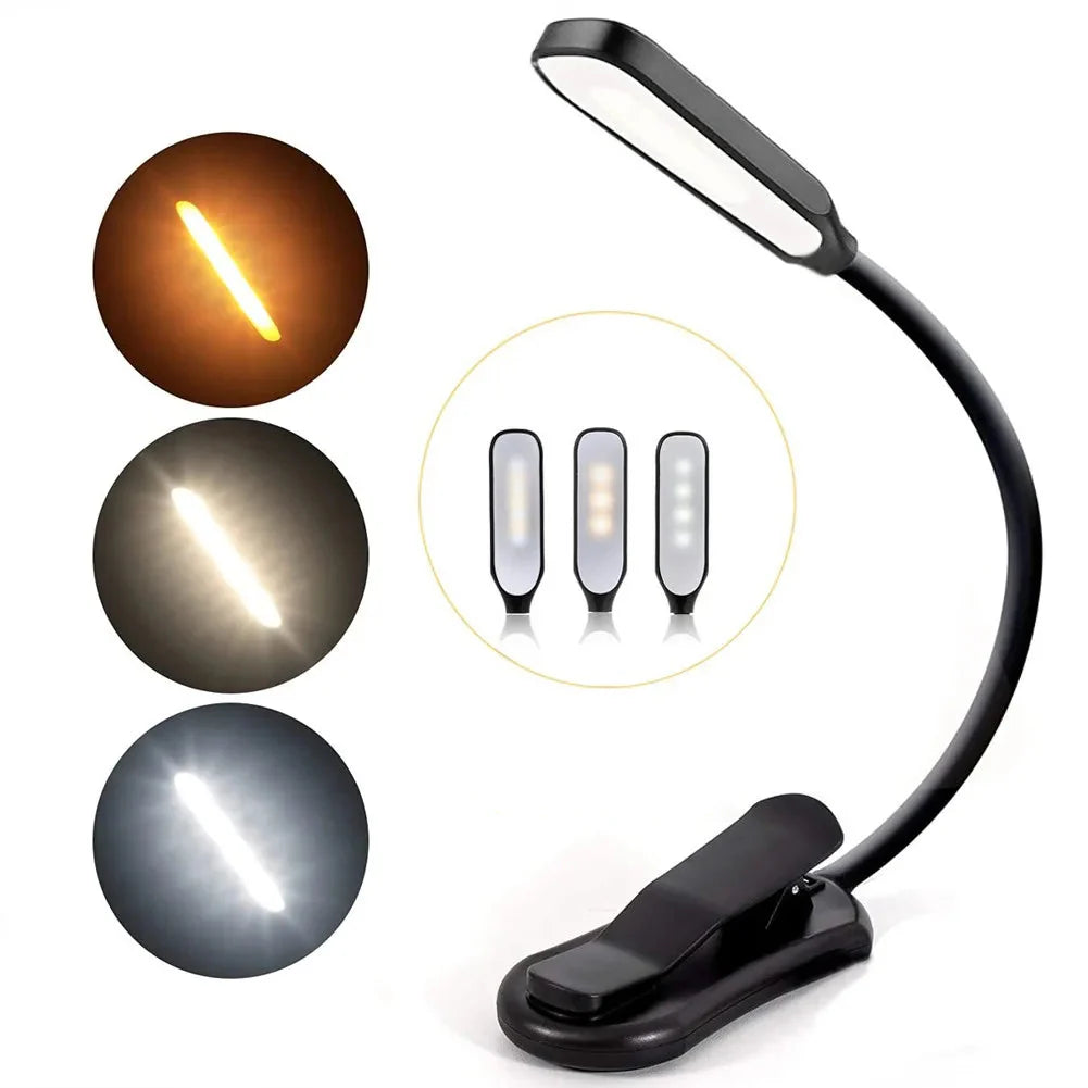 LumiLeaf 7 LED Leeslamp | Oplaadbaar via USB | 3 Kleurtinten & 9 Helderheidsniveaus | Flexibel & Oogvriendelijk