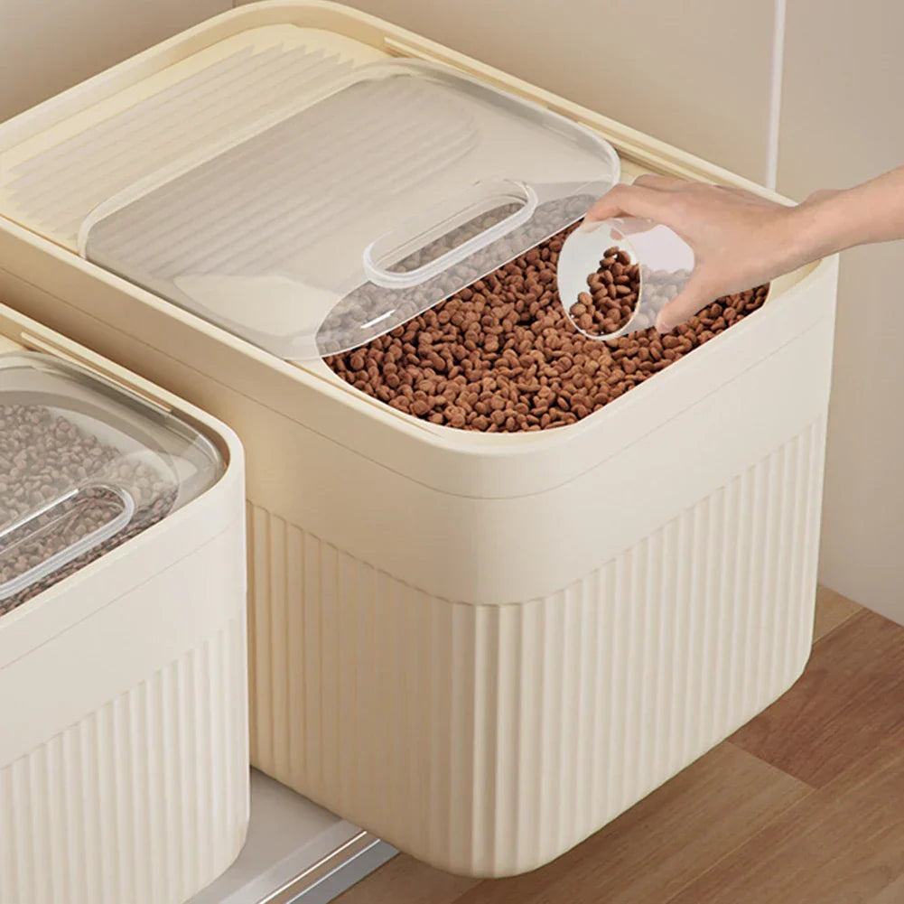 FutterBox FrischGut | Hermetisch en Beschermd tegen Vocht | 5/10/15L | Voor honden- en kattenvoer