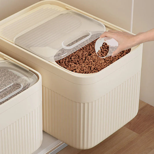 FutterBox FrischGut | Hermetisch en Beschermd tegen Vocht | 5/10/15L | Voor honden- en kattenvoer