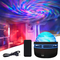 Polariva Noorderlicht Projector | Muzieksynchronisatie & Afstandsbediening | RGB Sfeerverlichting | USB Opladen | 7,8×7,8×8,7 cm