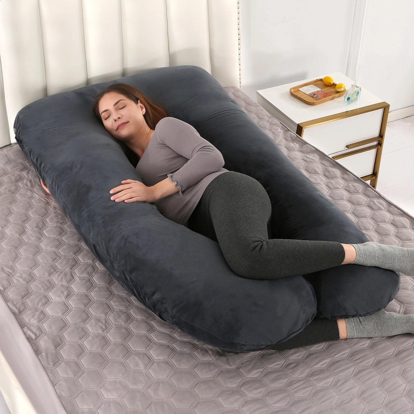 The Pillow Friend | U-vormig zwangerschapskussen voor optimale ondersteuning en comfort
