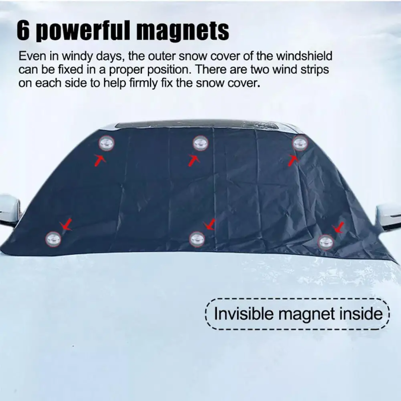 AllWeather Shield – Magnetische Voorruitbescherming voor Auto, Anti-Vorst & UV | Brehn
