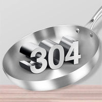 Skanto | Professionele Kookpan - 304 RVS, 2MM dik 5-laags Stalen pan & Kookpan