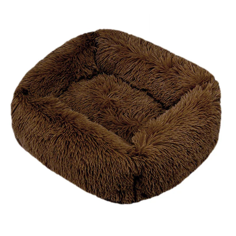 FurHaven Deluxe Dog Lounger | Lang pluche, wasbaar bed voor honden en katten