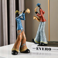 Jazzmuzikant Harsstandbeeld Muziekdecor