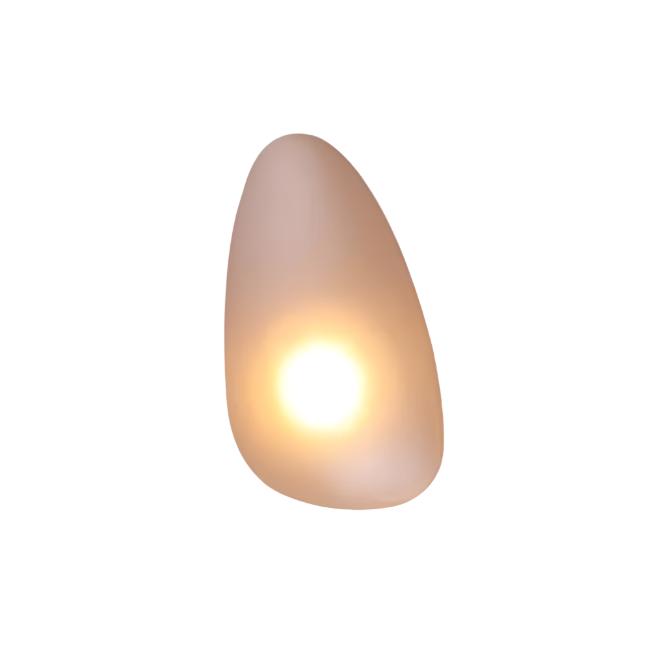 Gevelverlichting van Glas in Stenen Vorm