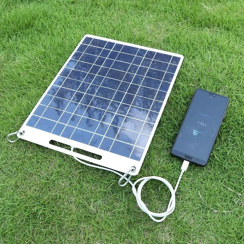 Draagbaar Zonnepaneel SOLVION Charge 100W | 5V | Dual USB | Waterdicht | Buiten & Kamperen