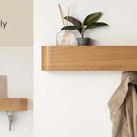 NordicHide Wandgarderobe met Plank & Verborgen Haken, 52,7 cm